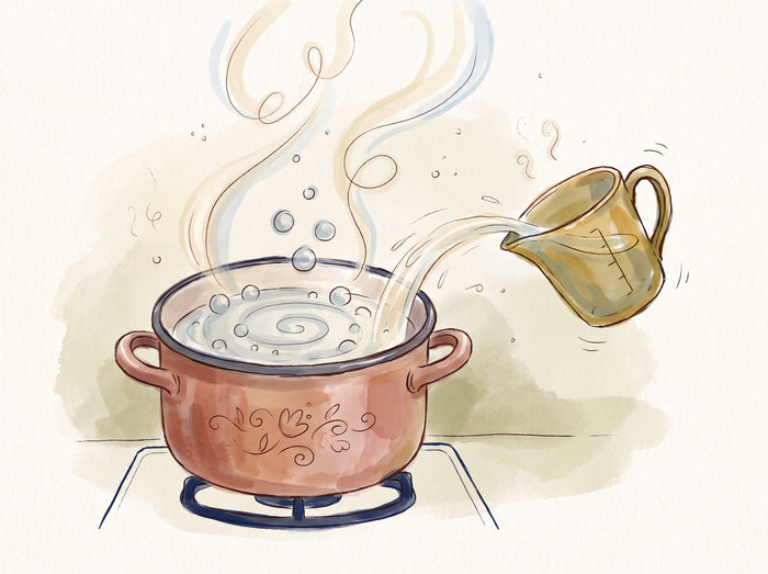 Boil the water